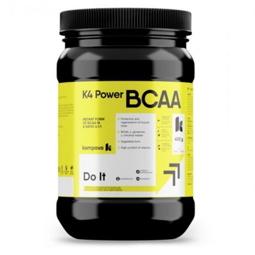 KOMPAVA K4 power BCAA 4:1:1 instant mango 400 g 36 dávok