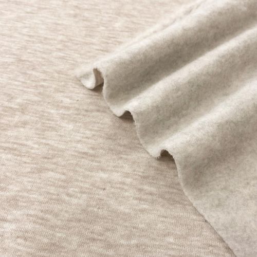 Teplákovina počesaná JOGGING beige melange