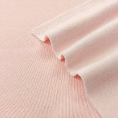 Teplákovina počesaná JOGGING soft rose
