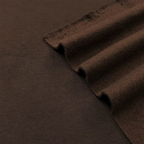 Teplákovina počesaná JOGGING dark brown