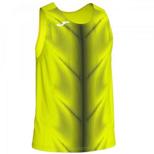 OLIMPIA T-SHIRT FLUOR YELLOW-BLACK SLEEVELESS