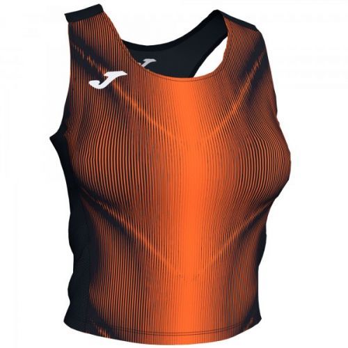 OLIMPIA TOP BLACK-ORANGE 2XS