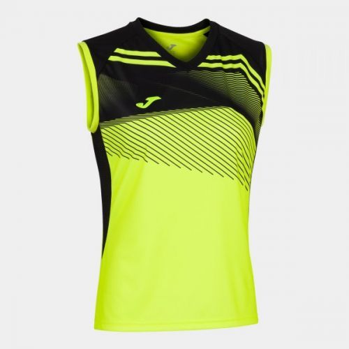 SUPERNOVA II T-SHIRT FLUOR YELLOW-BLACK SLEEVELESS