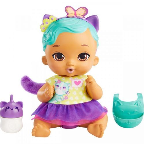 Mattel My Garden Baby bábätko modrofialové mačiatko