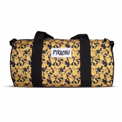 Difuzed Pokémon Duffle Bag Pikachu AOP - cestovná taška