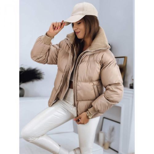 Ladies' quilted jacket DABIS beige Dstreet TY3240