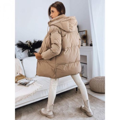 Women's quilted jacket LETLIS beige Dstreet TY3247