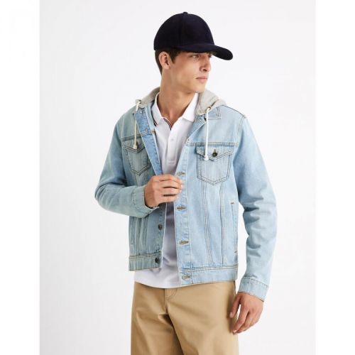 Celio Cudenshood Denim Jacket - Men