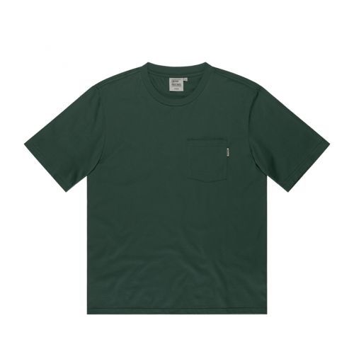 Triko Vintage Industries Gray Pocket - tmavo olivová, L