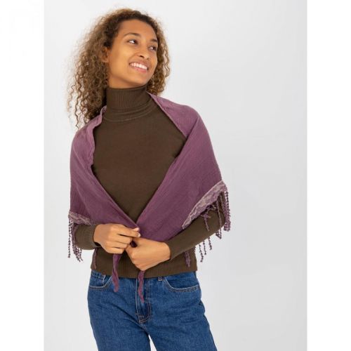 Ladies' purple muslin scarf