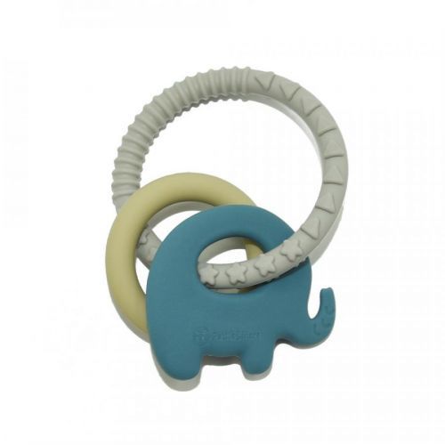 PETITE&MARS Hryzačka silikónová Elefi 0m+