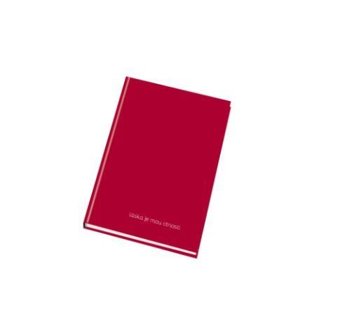 Obchodná kniha A6 linka Láska