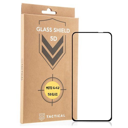 Tactical Glass Shield 5D sklo pro Motorola G42 Black