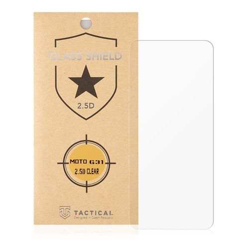 Tactical Glass Shield 2.5D sklo pro Motorola G31 Clear