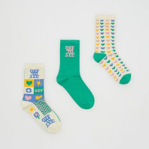 Reserved - Ladies` socks - Zelená