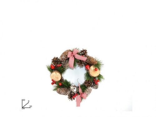 MAKRO - Veniec vianočný 30cm