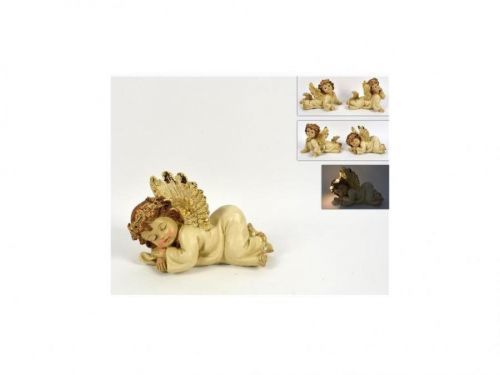 MAKRO - Anjel svietiaci 12x17cm různé druhy