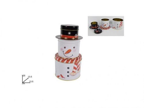 MAKRO - Dóza snehuliak 25cm
