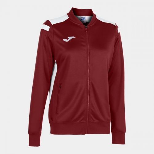 CHAMPIONSHIP VI FULL ZIP SWEATSHIRT BURGUNDY WHITE L