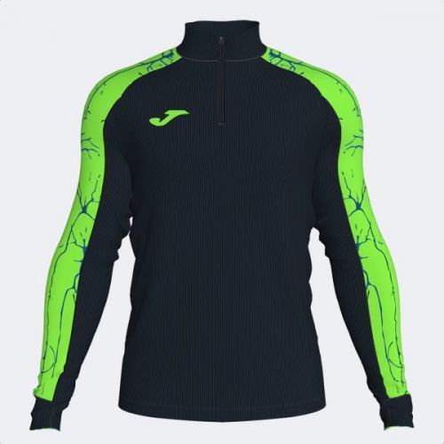 ELITE IX SWEATSHIRT BLACK FLUOR GREEN 2XL