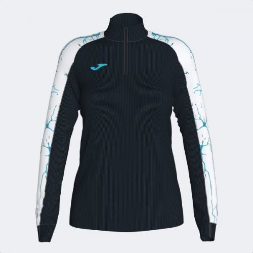 ELITE IX SWEATSHIRT BLACK WHITE 2XS