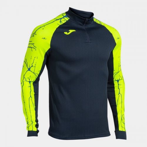 ELITE IX SWEATSHIRT NAVY FLUOR YELLOW 2XS
