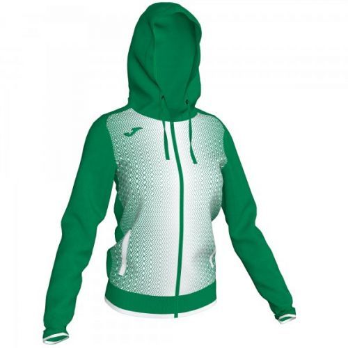 SUPERNOVA HOODED JACKET GREEN-WHITE WOMAN 2XS