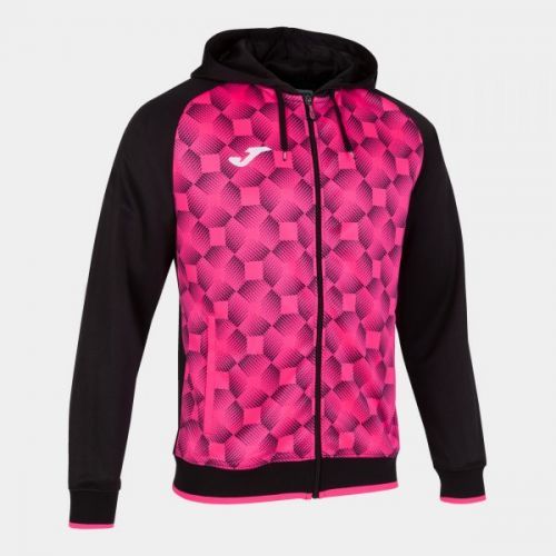SUPERNOVA III ZIP-UP HOODIE BLACK FLUOR PINK 2XL