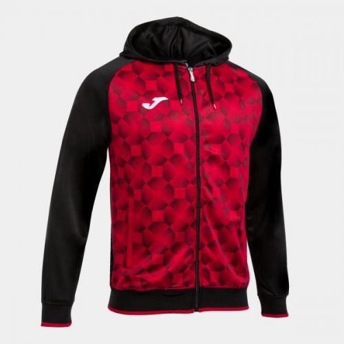 SUPERNOVA III ZIP-UP HOODIE BLACK RED 3XL