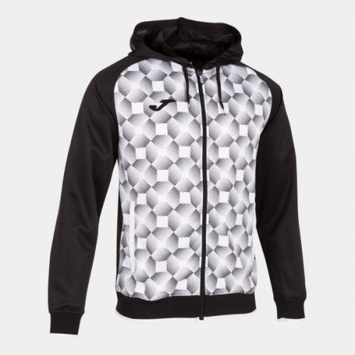 SUPERNOVA III ZIP-UP HOODIE BLACK WHITE 3XL