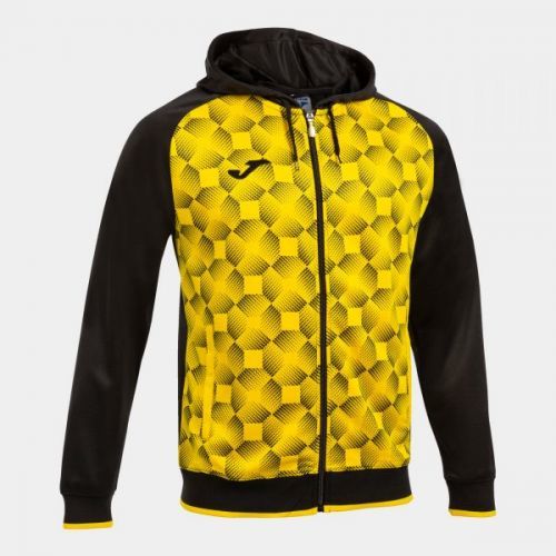 SUPERNOVA III ZIP-UP HOODIE BLACK YELLOW 2XL