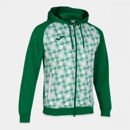 SUPERNOVA III ZIP-UP HOODIE GREEN WHITE 2XL