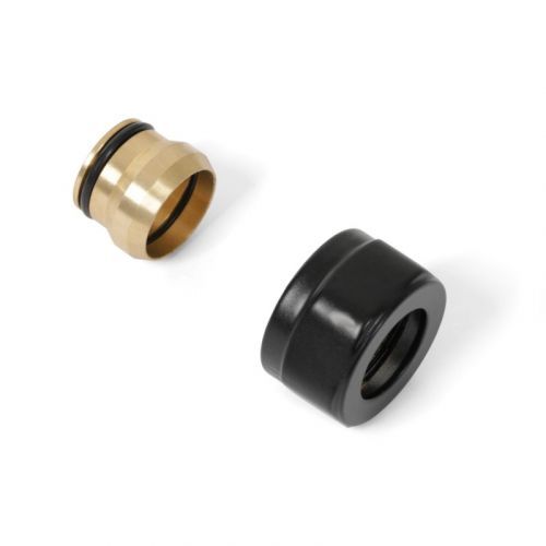 Terma adaptér na medené trubky GW M22x1,5–Ø15 Čierna matná