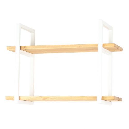 Polička Loft 07-01 59,5/43/24,3 cm čierna