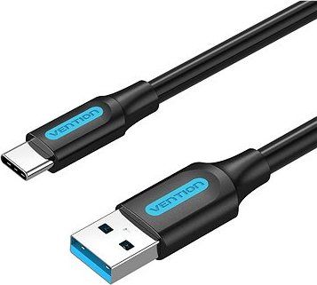 Vention USB 3.0 to USB-C Cable 1M Black PVC Type