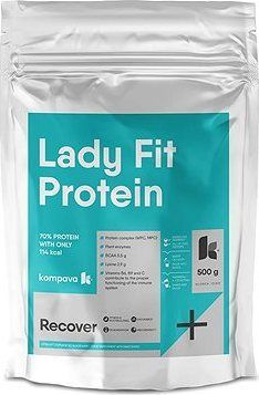 Kompava LadyFit protein 500 g Jahoda – malina