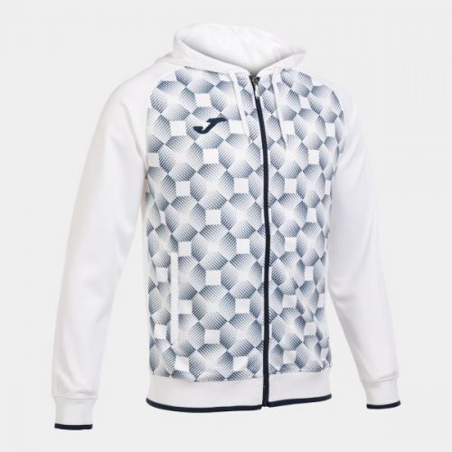 SUPERNOVA III ZIP-UP HOODIE WHITE NAVY L