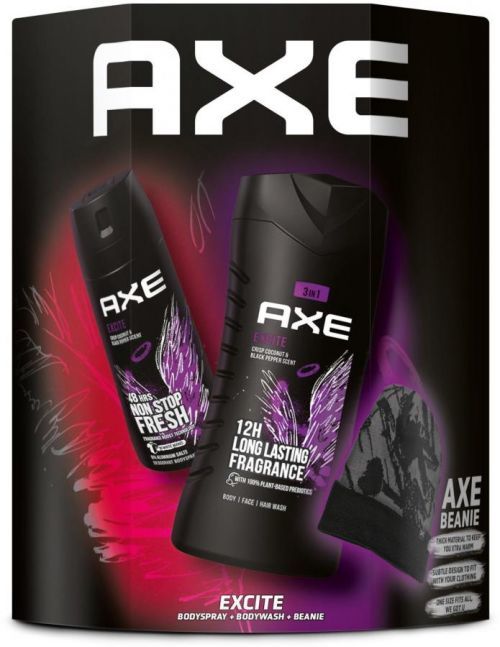 AXE Excite kazeta s čiapkou 2 ks