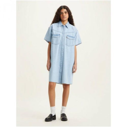 Levi's Light Blue Denim Shirt Dress Levi's® Elowen Western - Women
