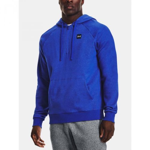 Under Armour Sweatshirt UA Rival Fleece 1/2 Zipper HD-BLU - Mens