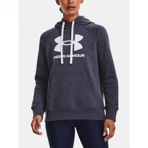 Under Armour Sweatshirt Rival Fleece Logo Hoodie-GRY - Women