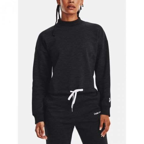 Under Armour Sweatshirt Essential Script Crew-BLK - Women