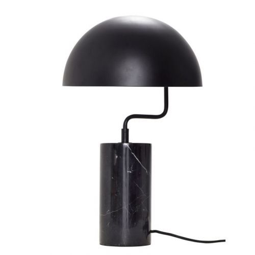 Stolná lampa POISE Hübsch čierna