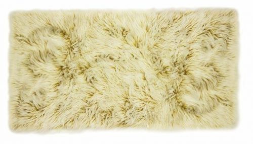 Kusový koberec s vysokým vlasem OMBRE 80 x 140 cm - hořčicový