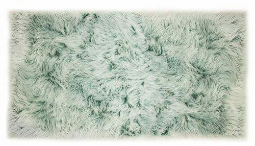 Kusový koberec s vysokým vlasem OMBRE 80 x 140 cm - modrozelený