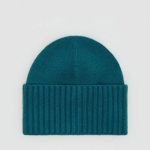 Reserved - Čiapka beanie z recyklovaného polyesteru - Tyrkysová