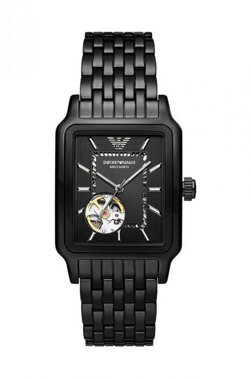 Hodinky Emporio Armani pánsky, čierna farba