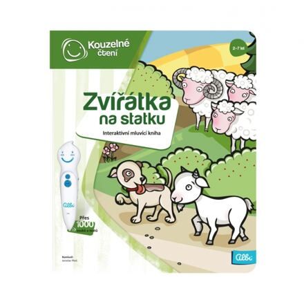 Albi Kúzelné čítanie Kniha Zvířátka na statku CZ