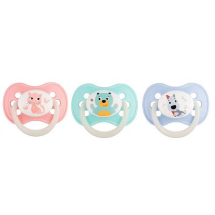 CANPOL BABIES Cumlík kaučukový čerešnička 6-18 m ANIMALS