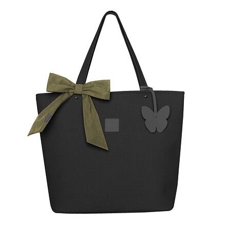 Beztroska Matylda taška s mašľou deep black